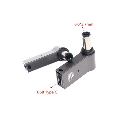 100 W USB C csatlakozó 6,0 * 3,7 mm-es dugós csatlakozó adapter átalakító USB Type C PD gyorstöltő kábel Asus laptop PC-hez