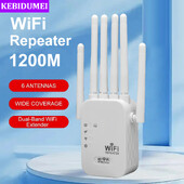 1200Mbps bezvadu WiFi atkārtotājs 2.4G 5G divjoslu WiFi maršrutētājs WiFi signāla paplašinātājs liela diapazona WiFi pastiprinātājs WIFI pastiprinātājs