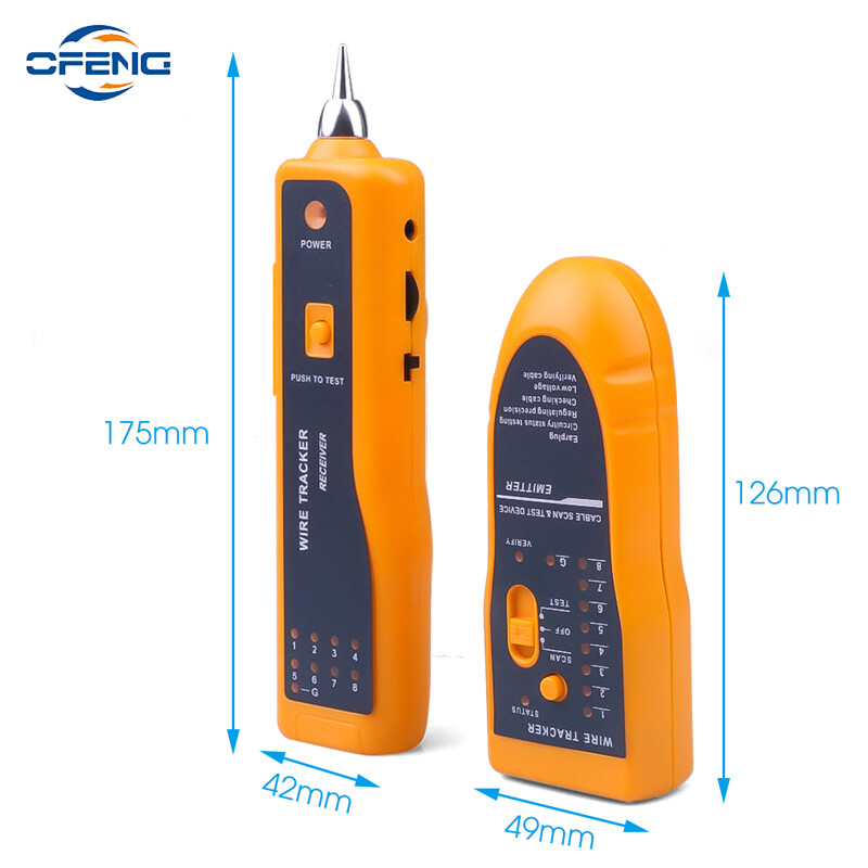 RJ11 RJ45 võrgukaabli tester Cat5 Cat6 telefoni juhtmejälgija Tracer tooner Ethernet LAN tester detektor liiniotsija isetegemine