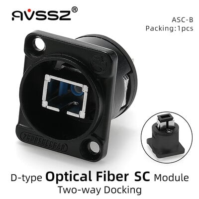 LC - LC SC - SC száloptikai kábel csatlakozódugó Forrasztás nélküli AVSSZ egymódusú csatlakozóaljzat szekrénybe szereléshez