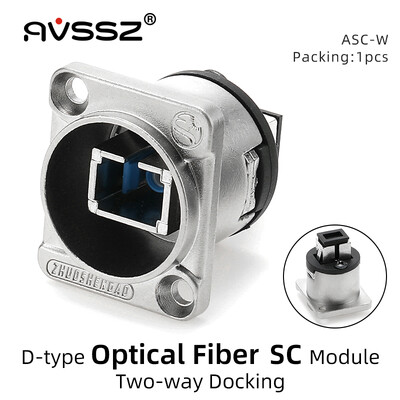 LC - LC SC - SC száloptikai kábel csatlakozódugó Forrasztás nélküli AVSSZ egymódusú csatlakozóaljzat szekrénybe szereléshez