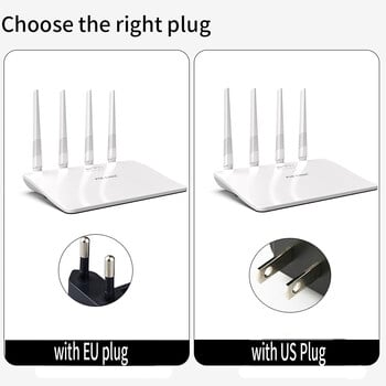 PIXLINK WR21Q WIFI Router Range Repeater 802.11 B /g/n 2.4G 300Mbps 4 антени Рутери Repeater