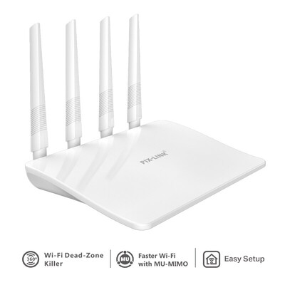 PIXLINK WR21Q WIFI maršrutētāja diapazona atkārtotājs 802.11 B /g/n 2.4G 300Mbps 4 antenu maršrutētāju atkārtotājs