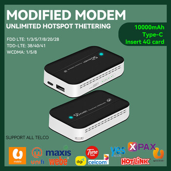 4G LTE Mobile Router 10000mAh USB Hotspot Φορητό Power Bank MiFi Modem Ασύρματη τσέπη hotspot με υποδοχή κάρτας Sim για γραφείο