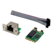 Placă de rețea Mini PCIE M.2 A+E la card Gigabit Ethernet RTL8111F Placă de rețea Ethernet RJ45 cu un singur port