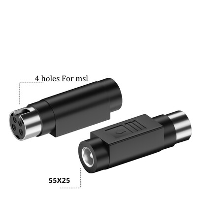 5.5x2.5 7.4x5.0mm Jack mamă pătrat Convertor adaptor sursă de alimentare DC pentru MSI GP76 GE66 GP66 Cablu cablu pentru încărcător laptop 280W
