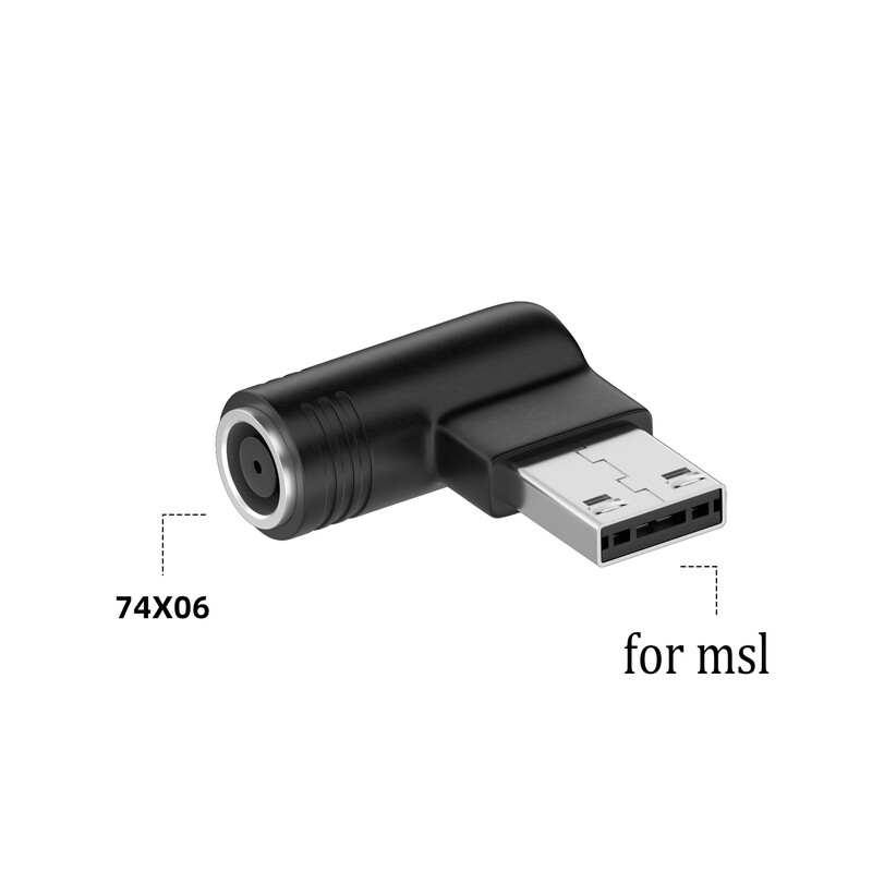 5.5x2.5 7.4x5.0mm Jack mamă pătrat Convertor adaptor sursă de alimentare DC pentru MSI GP76 GE66 GP66 Cablu cablu pentru încărcător laptop 280W
