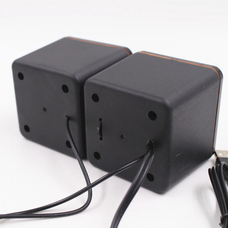 1 poros mini kompiuterio garsiakalbis USB laidinis garsiakalbis Universalus stereo erdvinio garso garsiakalbis, skirtas asmeniniam nešiojamam nešiojamajam kompiuteriui