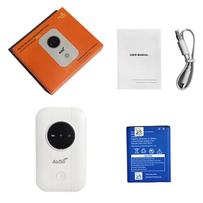 150Mbps 4G LTE bezvadu maršrutētājs 3600mAh ar SIM kartes slotu Plašs pārklājums 4G SIM kartes kabatas WiFi maršrutētājs Pārnēsājams bezvadu modems