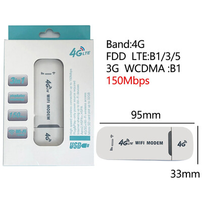 150Mbps 4G LTE bezvadu maršrutētājs 3600mAh ar SIM kartes slotu Plašs pārklājums 4G SIM kartes kabatas WiFi maršrutētājs Pārnēsājams bezvadu modems