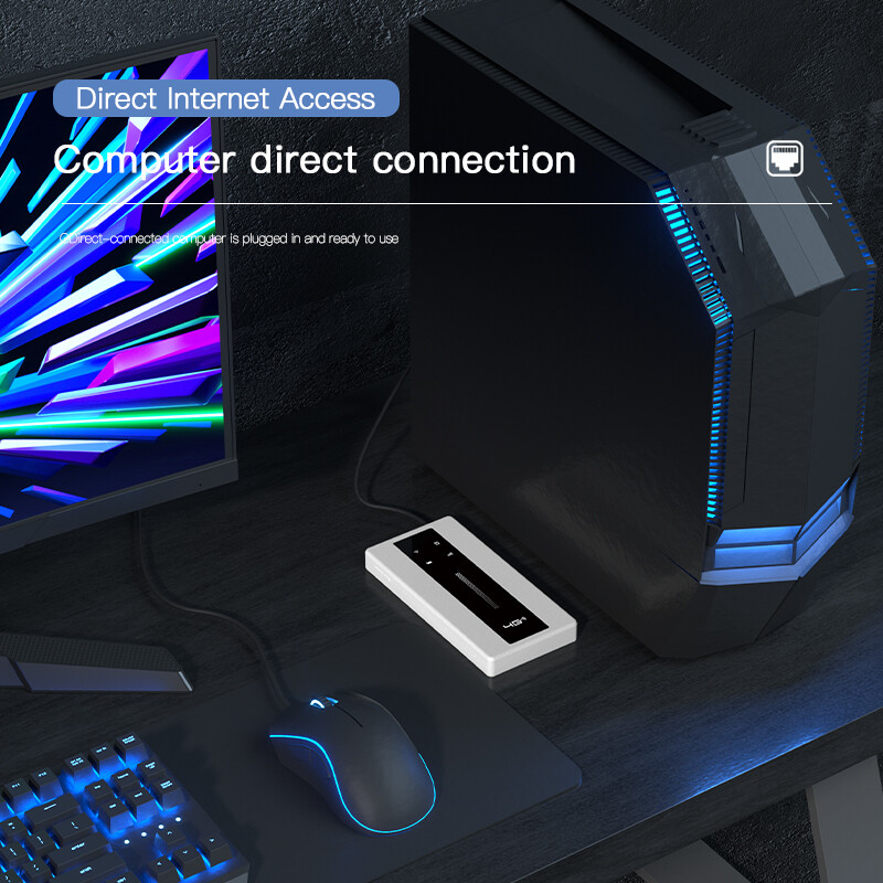 KuWFi Pocket 4G ruuter 150Mbps mobiilne leviala välistingimustes traadita WiFi kaasaskantav modem SIM-kaardi pesaga RJ45 10000mAh aku