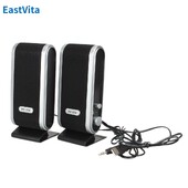 2 τμχ USB Power Bluetooth Ηχεία Φορητά 3,5 mm Mini Outdoor Sound Box με Ear Jack Sound Surround μεγάφωνο για υπολογιστή υπολογιστή