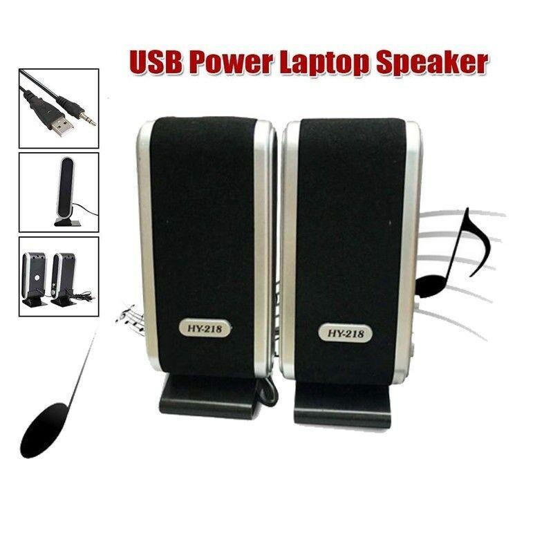 2 τμχ USB Power Bluetooth Ηχεία Φορητά 3,5 mm Mini Outdoor Sound Box με Ear Jack Sound Surround μεγάφωνο για υπολογιστή υπολογιστή