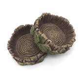 7 cm-es gyanta akvárium kisállat hüllő etető tál étel vizes edény hüllő teknős teknős skorpió gyík rákok Kellékek dekoráció