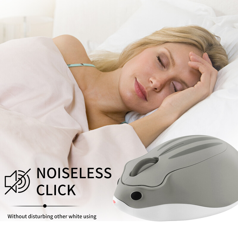 2.4G Bluetooth egér 3D mini hörcsög aranyos egér rózsaszín USB optikai számítógép Mause 1600DPI játék, ergonomikus egerek laptopnak, gyerek ajándék