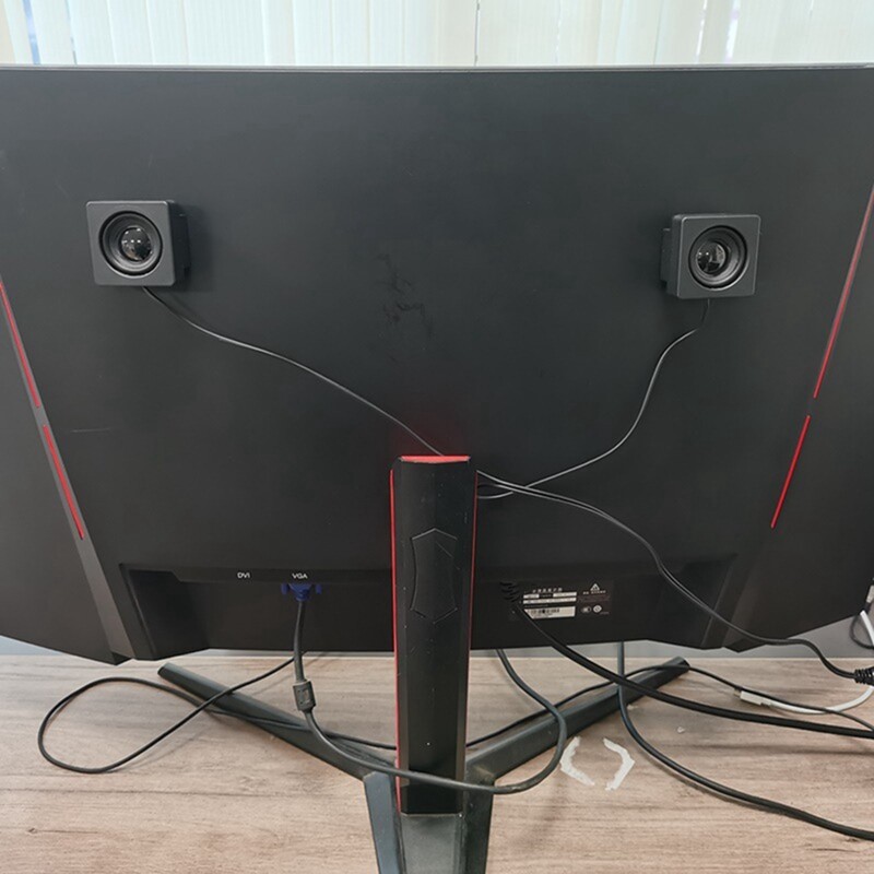 Kleebi monitor Väline heli Laua arvuti heli ruumiline mini-USB-kõlarikomplekt DIY lauaarvuti kõlarite komplekt