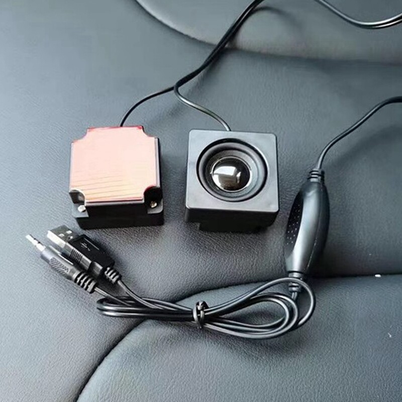 Kleebi monitor Väline heli Laua arvuti heli ruumiline mini-USB-kõlarikomplekt DIY lauaarvuti kõlarite komplekt