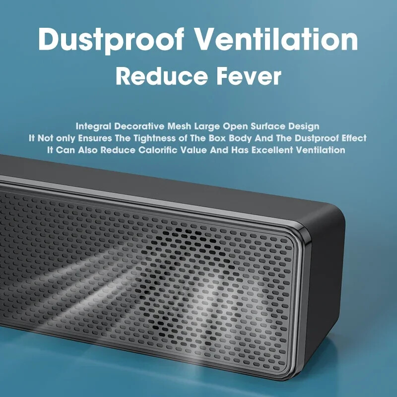 Σύστημα ήχου NewHome Theatre Ηχείο Bluetooth 4D Surround Soundbar Υπολογιστής για τηλεόραση Music Box Subwoofer Stereo Desktop Laptop