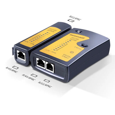 Ispitivač LAN mrežnog kabela Ispitivač kontinuiteta za RJ45 RJ11 RJ12 veze upletene parice CAT5/CAT6/CAT7 UTP Alat za testiranje LAN žice