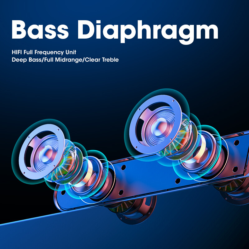 Arvuti kõlar koos mikrofoniga Lauaarvuti heliriba Subwoofer kõlarid USB AUX juhtmega heliriba Macbooki sülearvutile sülearvuti kõlar