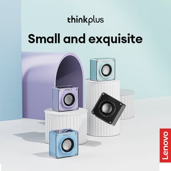 Избор Lenovo TS50 Преносим високоговорител Истински безжичен Bluetooth V5.4 High Power Home Theater Мултифункционална спортна звукова кутия Нов