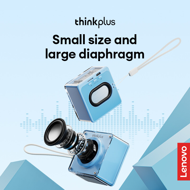 Prenosný reproduktor Lenovo TS50, bezdrôtový, Bluetooth V5.4, vysokovýkonný, domáce kino, multifunkčný športový reproduktor, nový