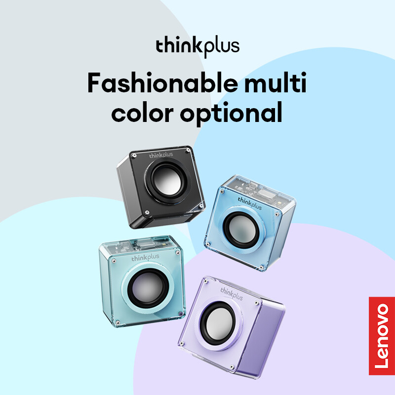 Prenosný reproduktor Lenovo TS50, bezdrôtový, Bluetooth V5.4, vysokovýkonný, domáce kino, multifunkčný športový reproduktor, nový