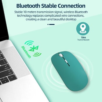 Bluetooth мишка за iPad Samsung Huawei Lenovo Android Windows Tablet Батерия Безжична мишка за преносим компютър