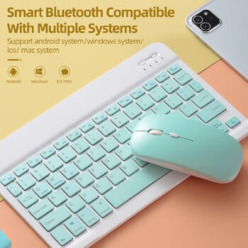 Bluetooth мишка за iPad Samsung Huawei Lenovo Android Windows Tablet Батерия Безжична мишка за преносим компютър