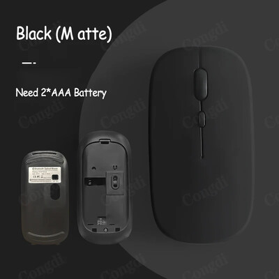 Ποντίκι συμβατό με Bluetooth για φορητό υπολογιστή iPad Air Pro Tablet PC Ασύρματο ποντίκι Αθόρυβο ποντίκι υπολογιστή Φορητό ποντίκι εργασίας για παιχνίδια