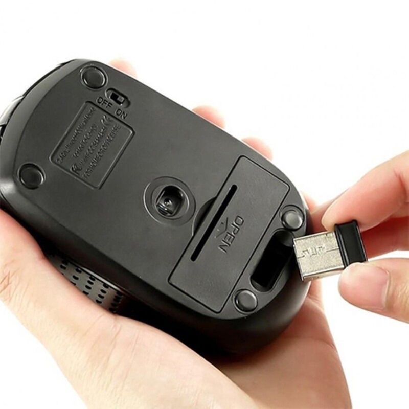 1200DPI 2.4GHz Mouse Mute Receptor USB 2.0 portabil Mini Mouse optic fără fir pentru Laptop PC Computer