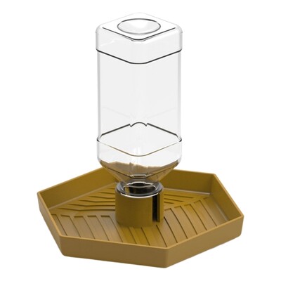 50JC Сваляща се купа за хранене с вода за брадати дракони Влечуги Диспенсер за вода Автоматична хранилка за вода за влечуги