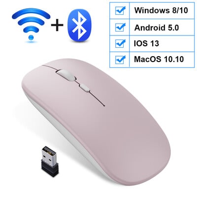Ποντίκι Bluetooth για APPle MacBook Air Pro Retina 11 12 13 15 16 mac book Ασύρματο ποντίκι Επαναφορτιζόμενο ποντίκι παιχνιδιών σε σίγαση