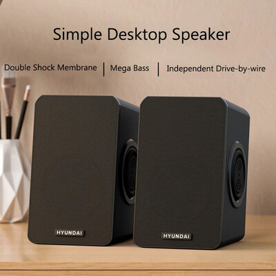Asztali 2.0 Notebook Mini Audio USB Aktív Otthoni Multimédia Mobiltelefon Számítógép Digitális Hangszóró
