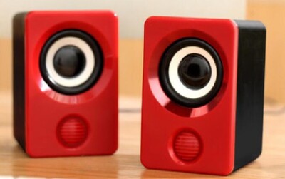 Mini obdĺžnikový reproduktor pre notebook, 360-stupňový stereo zvuk, prenosný káblový hudobný reproduktor s rozhraním USB 2.0 pre stolný počítač