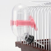 60ML диспенсър за вода за хамстер Автоматично висящо шише за вода за хамстери Непропусклива Чайник с търкаляща се топка за хамстер