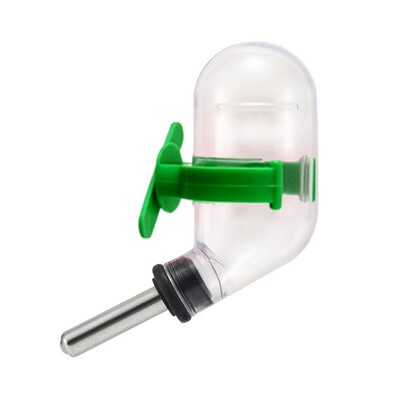 60ML диспенсър за вода за хамстер Автоматично висящо шише за вода за хамстери Непропусклива Чайник с търкаляща се топка за хамстер