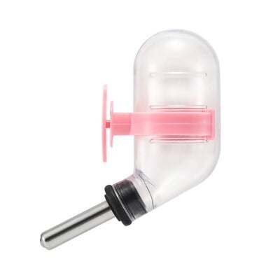 60ML диспенсър за вода за хамстер Автоматично висящо шише за вода за хамстери Непропусклива Чайник с търкаляща се топка за хамстер