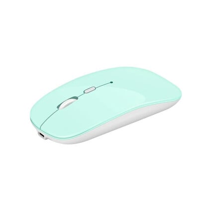 Bezvadu pele Bluetooth uzlādējama pele bezvadu dators Silent Mause Ergonomiskas mini peles USB optiskās peles datora klēpjdatoram