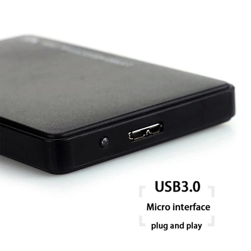 SSD kietojo kūno mechaninis nuoseklusis prievadas SATA be įrankių mikro sąsaja USB 3.0 išorinis mobiliojo kietojo disko dėklas 2,5 colio Naujas