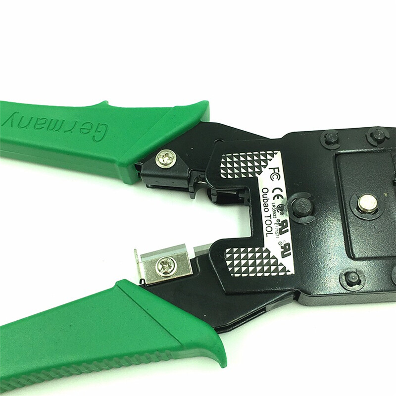 Noņemšanas presēšanas knaibles Tīkla kabeļa skavas knaibles + profesionāls tīkla kabeļa testeris RJ45 RJ11 RJ12 CAT5 UTP LAN kabeļa testeris