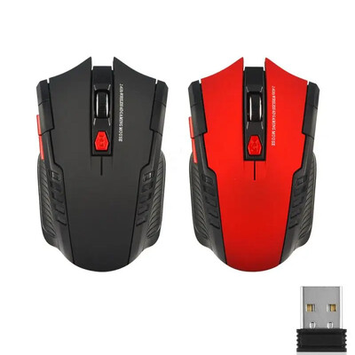 Безжична мишка Gaming Mouse 2.4G Преносима мобилна оптична офис мишка Регулируеми нива на DPI за Notebook PC Laptop MacBook