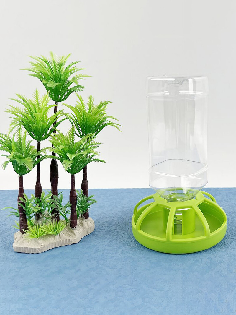 1 vnt. automatinis vandens dozatorius, vijoklinis naminių gyvūnėlių vandens dozatorius, tinka vėžliams, driežams, geriamam vandeniui ir valgymui