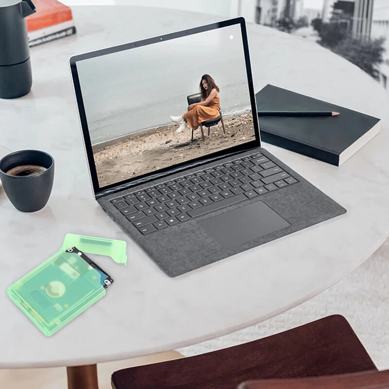 2,5-tolline HDD SSD kaitseümbris plastikust niiskuskindel kõvaketta ketta kaitsekarp Tolmukindel 2,5-tolline kõvaketta salvestuskarp