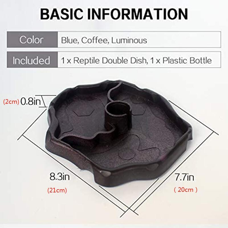 Hrănitori pentru reptile Adăpătoriu cu reumplere automată, dozator de apă pentru broaște țestoasă, sticlă pentru țestoasă, bol cu apă, vas de hrănire pentru șopârle