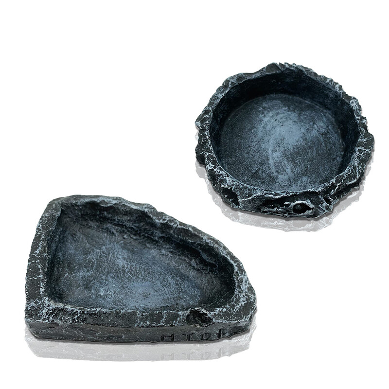 2 DB hüllőetető, hüllő víz- és etetőtálak, terraium tál etetőtál leopárdgekkó, kaméleon, gyíkok számára