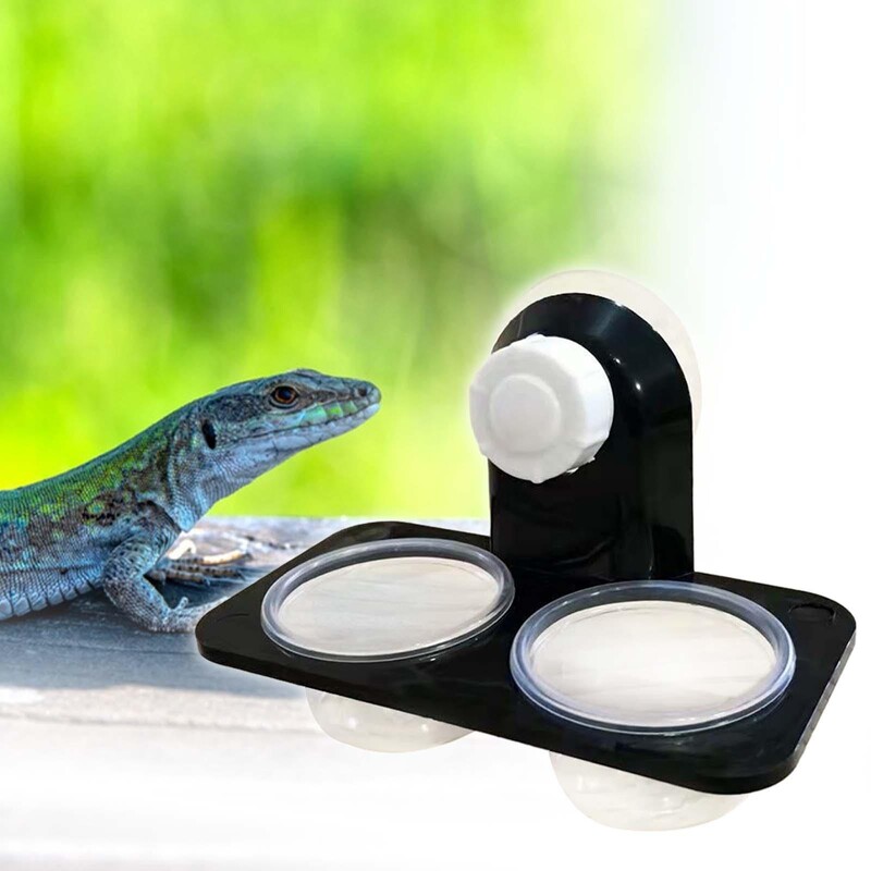 Prísavka na kŕmidlo pre plazy, ľahko použiteľný kŕmny pohár na jašterice gekončeky pre klietky, príslušenstvo pre fúzatý drak, chameleón, gekonček, jašterica