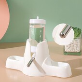 su stovo laikikliu žiurkėno vandens dozatorius Automatinis vandens didelės talpos naminių gyvūnėlių valgymo indai 2 viename nešiojamieji žiurkėno priedai