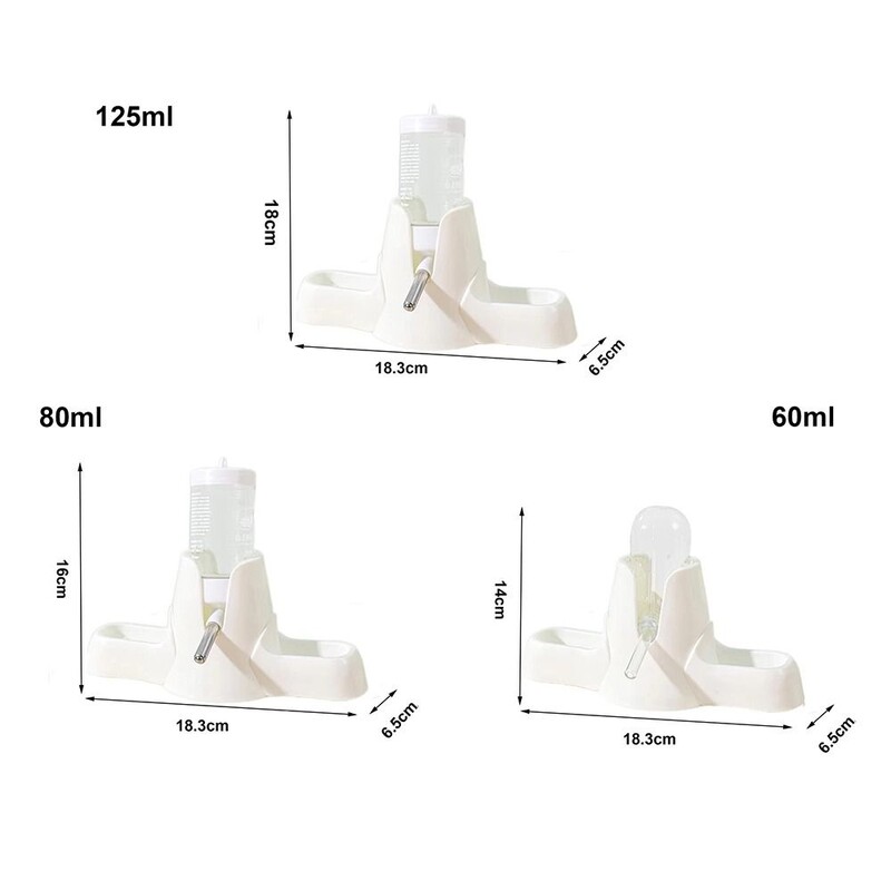 su stovo laikikliu žiurkėno vandens dozatorius Automatinis vandens didelės talpos naminių gyvūnėlių valgymo indai 2 viename nešiojamieji žiurkėno priedai