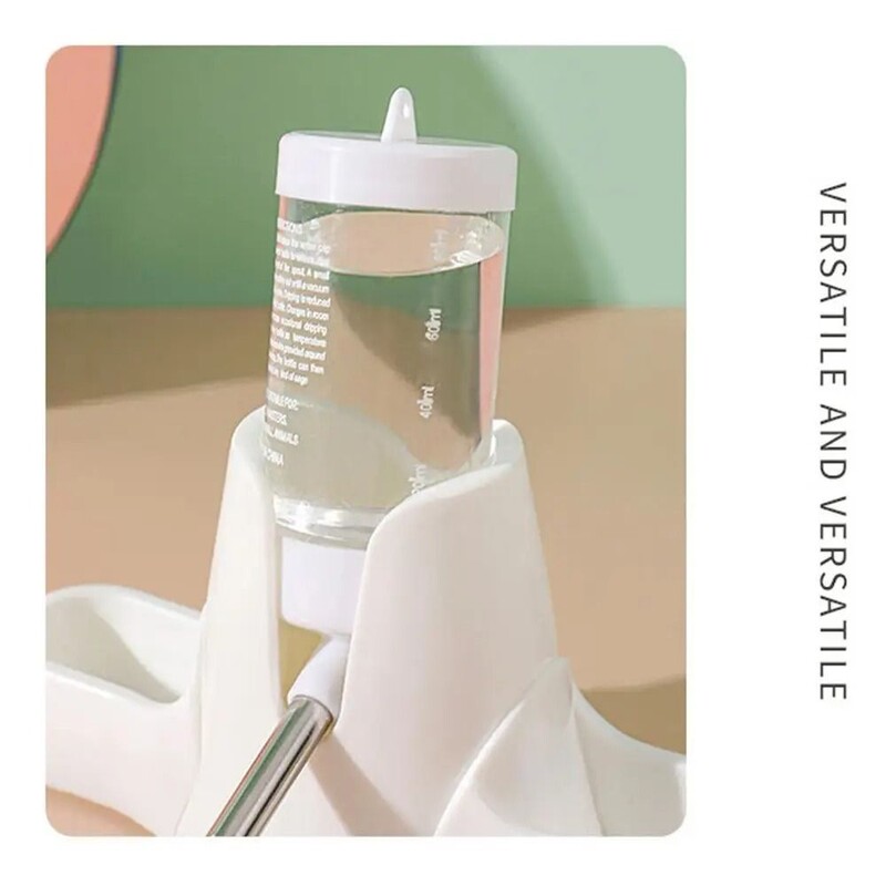 su stovo laikikliu žiurkėno vandens dozatorius Automatinis vandens didelės talpos naminių gyvūnėlių valgymo indai 2 viename nešiojamieji žiurkėno priedai